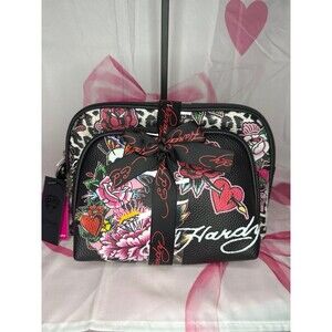 Ed Hardy Cosmetic Bag Set